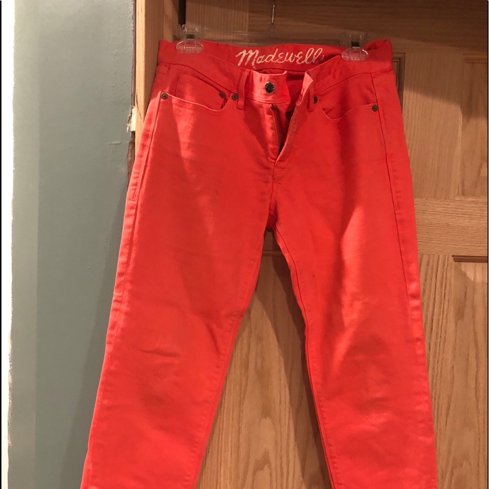 MADEWELL ankle zip crop 28
